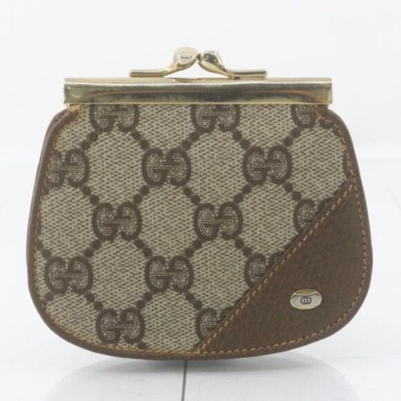 Vintage Gucci GG Canvas Kiss-Lock Coin Purse – super collectible and clean! - Picture 1 of 4